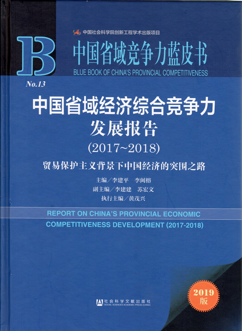 奸小骚逼视频中国省域经济综合竞争力发展报告（2017-2018）